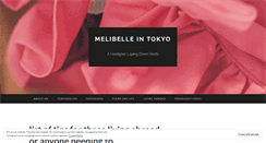 Desktop Screenshot of melibelleintokyo.com